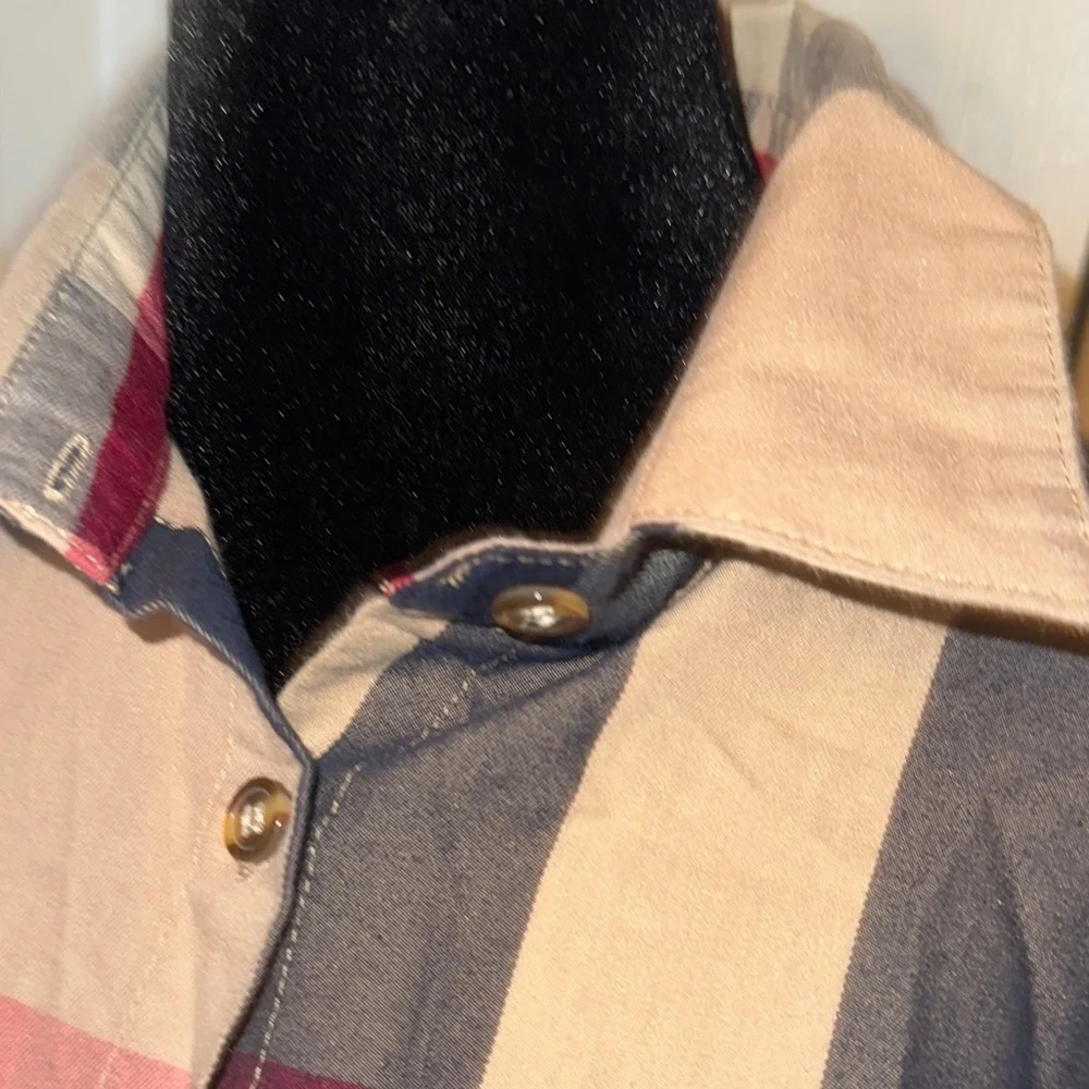 Plaid Button-Up Shirt Dress - Picture 10 of 16